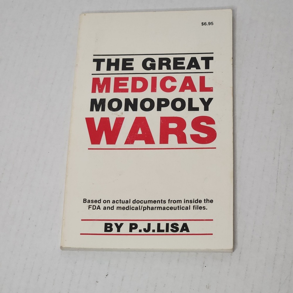 The Great Medical Monopoly Wars by Lisa, P. J VTG 1986 Paperback Good